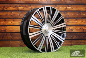 Ratlankis R22x10  5X112  ET  40  66.6  TX139A  Black Polished (MB)  For MER  (K7)  (FORGED Maybach Rear+Front)