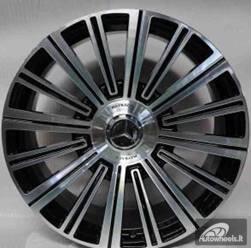 Ratlankis R22x11  5X112  ET  42  66.6  TX139A  Black Polished (MB)  For MER  (K7)  (FORGED Maybach Rear+Front)