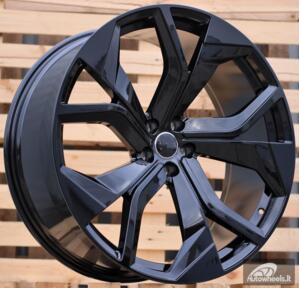 Ratlankis R22x10  5X112  ET  20  66.5  TX484  Black (BL)  For AUD  (K7)  (FORGED Q8)