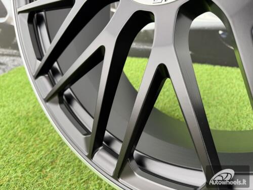 Ratlankis R23x11  5X112  ET  42  66.6  XFRGW5570  (TX160)  Black Matt+Polished Lip (BMPL)  For MER  (K7)  (FORGED (Rear+Front))