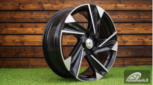 Ratlankis R16x6.5  4X100  ET  45  54.1  Y1220  Black Polished (MB)  For HYUND  (P)