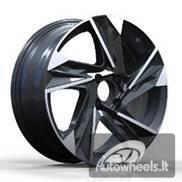 Ratlankis R16x6.5  4X100  ET  45  54.1  Y1220  Black Polished (MB)  For HYUND  (R)