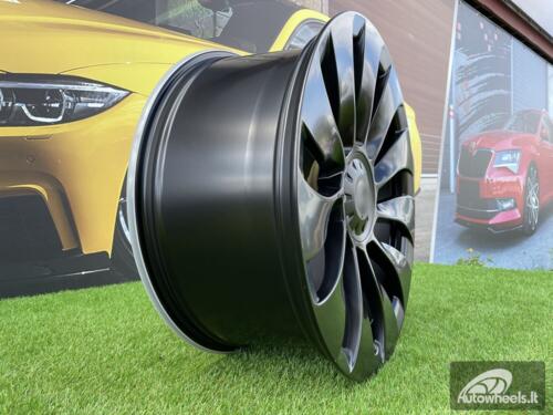 Ratlankis R19x8.5  5X114.3  ET  40  64.1  YS214  (H3117F)  Black Half Matt (BLHM)  For TESLA  (Z6)  (HYBRID FORGED (Model 3))