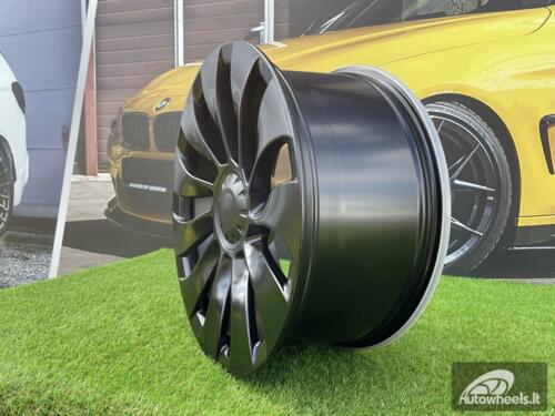 Ratlankis R19x8.5  5X114.3  ET  40  64.1  YS214  (H3117F)  Black Half Matt (BLHM)  For TESLA  (Z6)  (HYBRID FORGED (Model 3))