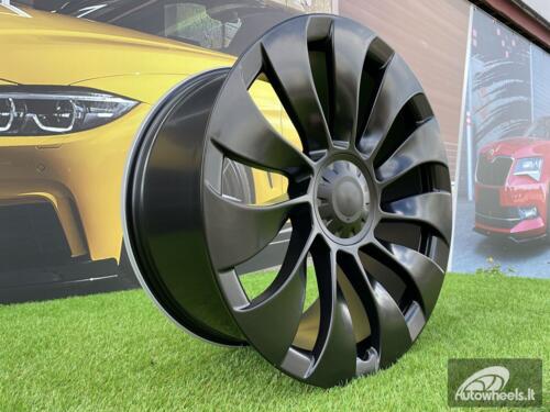 Ratlankis R19x8.5  5X114.3  ET  38  64.1  YS214  (H3117F)  Black Half Matt (BLHM)  For TESLA  (K7+Z6)  (HYBRID FORGED (Model 3))