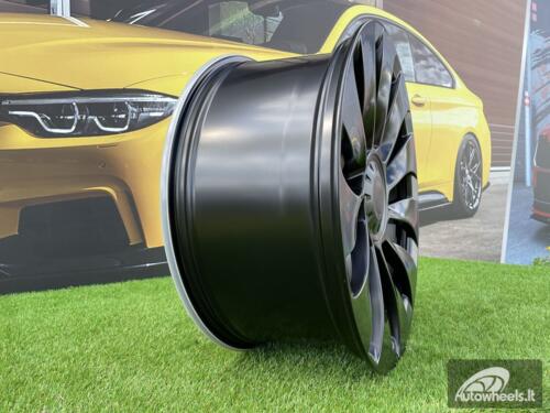 Ratlankis R19x8.5  5X114.3  ET  38  64.1  YS214  (H3117F)  Black Half Matt (BLHM)  For TESLA  (K7+Z6)  (HYBRID FORGED (Model 3))
