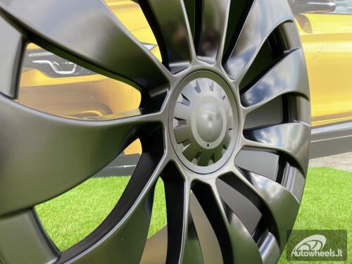 Ratlankis R19x8.5  5X114.3  ET  38  64.1  YS214  (H3117F)  Black Half Matt (BLHM)  For TESLA  (K7+Z6)  (HYBRID FORGED (Model 3))