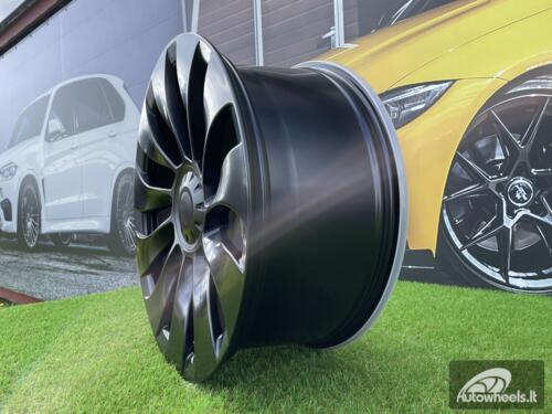 Ratlankis R19x8.5  5X114.3  ET  38  64.1  YS214  (H3117F)  Black Half Matt (BLHM)  For TESLA  (K7+Z6)  (HYBRID FORGED (Model 3))