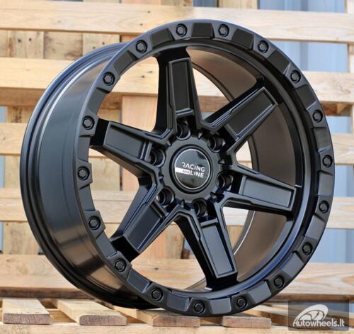 Ratlankis R18x9  6X139.7  ET  10  110.1  B5840  Black Half Matt (BLHM)  For 4X4  (K4)