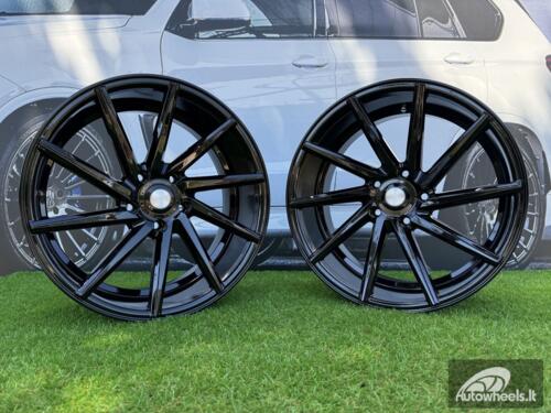 Ratlankis R17x8  5X108  ET  40  67.1  B1059  Black (BL)  For RACIN  (Z6)  (RIGHT SIDE (Style Vossen))