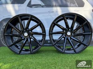 Ratlankis R17x8  5X108  ET  40  67.1  B1059  Black (BL)  For RACIN  (Z6)  (RIGHT SIDE (Style Vossen))