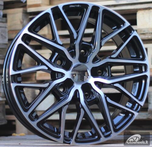 Ratlankis R18x8  5X120  ET  50  65.1  B1262  Black Polished (MB)  For VW  (Z6)  ((max 1250 kg))