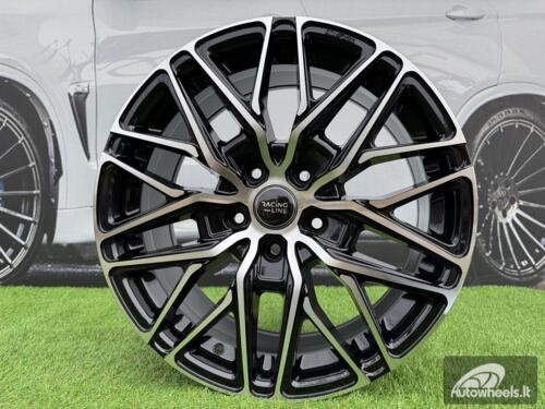 Ratlankis R18x8  5X120  ET  50  65.1  B1262  Black Polished (MB)  For VW  (Z6+Z1)  ((max 1250 kg))
