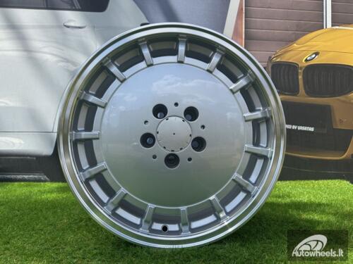 Ratlankis R17x9  5X112  ET  30  66.6  F3029  Silver+Polished Lip (SP)  For MER  (Z6)  (HYBRID FORGED (Front+Rear))