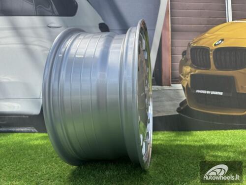Ratlankis R17x9  5X112  ET  30  66.6  F3029  Silver+Polished Lip (SP)  For MER  (Z6)  (HYBRID FORGED (Front+Rear))