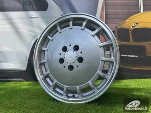Ratlankis R17x9  5X112  ET  30  66.6  F3029  Silver+Polished Lip (SP)  For MER  (Z6)  (HYBRID FORGED (Front+Rear))