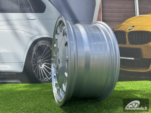 Ratlankis R17x9  5X112  ET  30  66.6  F3029  Silver+Polished Lip (SP)  For MER  (Z6)  (HYBRID FORGED (Front+Rear))