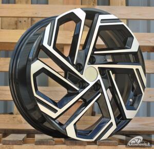 Ratlankis R19x7.5  5X114.3  ET  51  67.1  FBX345  Black Polished (MB)  For HYUND  (Z6)  (HYBRID FORGED)