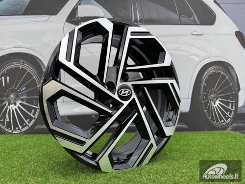 Ratlankis R18x7.5  5X114.3  ET  51  67.1  FBX345  Black Polished (MB)  For HYUND  (Z6)  (HYBRID FORGED)