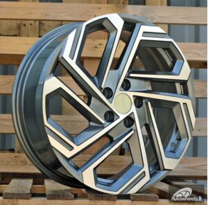 Ratlankis R19x7.5  5X114.3  ET  51  67.1  FBX345  Grey Polished (MG)  For HYUND  (Z6)  (HYBRID FORGED)