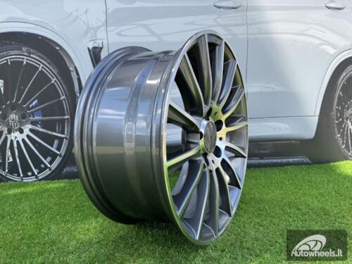 Ratlankis R19x8.5  5X112  ET  43  66.6  B1048  (FBX125)  Grey Polished (MG)  For MER  (M)  (HYBRID FORGED Front+Rear)