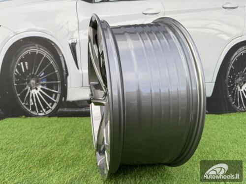 Ratlankis R22x9.5  5X112  ET  36  66.5  Y1201  (FBX150)  Grey Polished (MG)  For AUD  (Z7)  (HYBRID FORGED)
