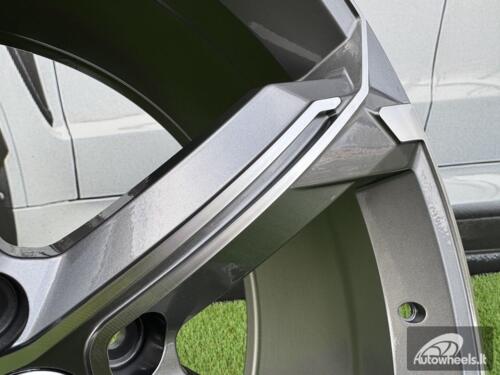 Ratlankis R22x9.5  5X112  ET  36  66.5  Y1201  (FBX150)  Grey Polished (MG)  For AUD  (Z7)  (HYBRID FORGED)