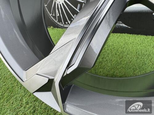 Ratlankis R22x9.5  5X112  ET  36  66.5  Y1201  (FBX150)  Grey Polished (MG)  For AUD  (Z7)  (HYBRID FORGED)