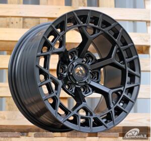 Ratlankis R17x9  6X139.7  ET  0  110.1  FBX229  Black Matt (BM)  For 4X4  (K3)  (HYBRID FORGED)