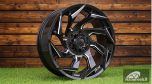 Ratlankis R18x9  6X139.7  ET  0  110.1  JT187  Gloss Black (GB)  For 4X4  (K3)  (Milling)