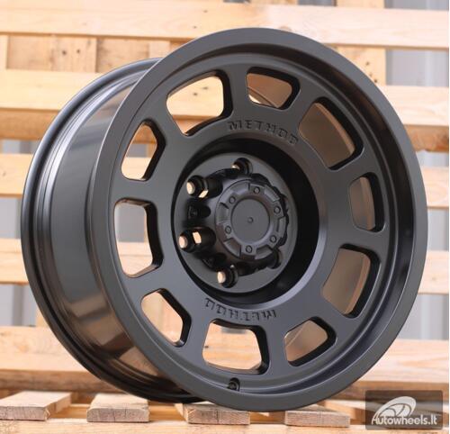 Ratlankis R17x8.5  6X139.7  ET  0  110.1  JT213  Black Matt (BM)  For 4X4  (K3)
