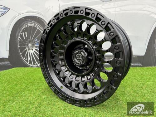 Ratlankis R16x8.5  6X114.3  ET  0  66.1  JT220  Black Matt (BM)  For 4X4  (K3)