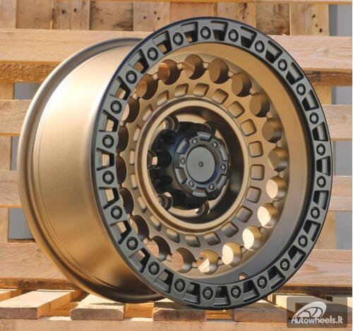 Ratlankis R18x9  6X139.7  ET  0  110.1  JT220  Bronze+Polished Lip (YYPL)  For 4X4  (K3)