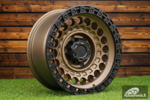 Ratlankis R18x9  6X139.7  ET  0  110.1  JT220  Bronze+Polished Lip (YYPL)  For 4X4  (K3)