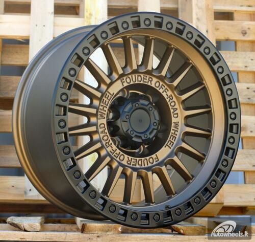Ratlankis R18x9  6X139.7  ET  0  110.1  JT222  Bronze+Polished Lip (YYPL)  For 4X4  (K3)