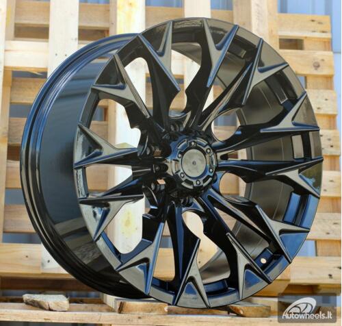 Ratlankis R16x8.5  6X139.7  ET  0  110.1  JT227  Gloss Black (GB)  For 4X4  (K3)  (Milling)