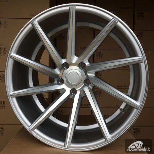 Ratlankis R18x8  5X112  ET  30  66.5  B1058  Polished Silver (MS)  For RACIN  (Z2)  (LEFT SIDE (Style Vossen))