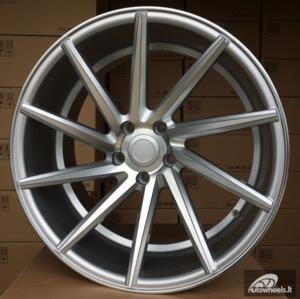 Ratlankis R18x8  5X112  ET  30  66.5  B1058  Polished Silver (MS)  For RACIN  (Z2)  (LEFT SIDE (Style Vossen))
