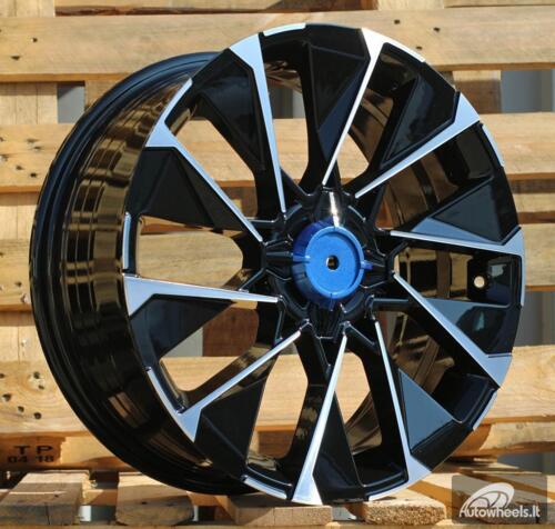 Ratlankis R16x6.5  4X100  ET  37  60.1  I2102  (HF2102)  Black Polished (MB)  For RENAU  (Z5+Z7)  (HYBRID FORGED)