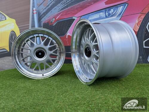 Ratlankis R17x8.5  5X120  ET  35  74.1  XE244  Silver+Polished Lip (SP)  For BMW  (Z6)  (BBS Style)