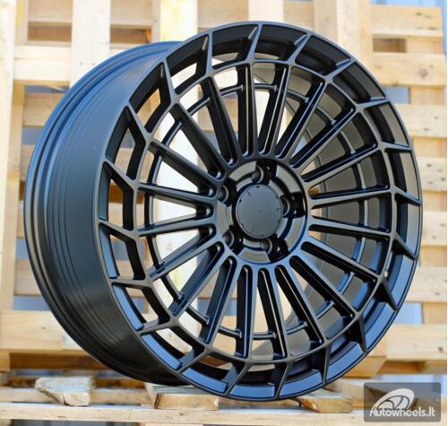 Ratlankis R18x8  5X112  ET  40  66.6  FBX162  (YF0359)  Black Half Matt (BLHM)  For MER  (Z6)  (HYBRID FORGED Rear+Front)