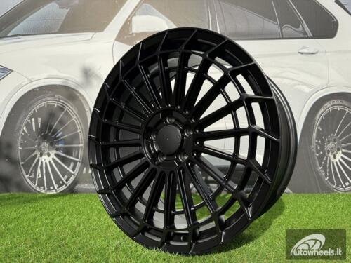 Ratlankis R18x9  5X112  ET  40  66.6  FBX162  (YF0359)  Black Half Matt (BLHM)  For MER  (Z6)  (HYBRID FORGED Rear+Front)