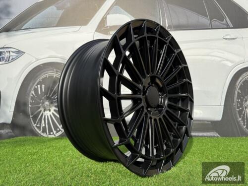 Ratlankis R18x9  5X112  ET  40  66.6  FBX162  (YF0359)  Black Half Matt (BLHM)  For MER  (Z6)  (HYBRID FORGED Rear+Front)
