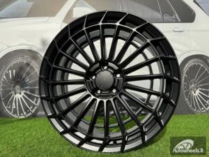 Ratlankis R18x9  5X112  ET  40  66.6  FBX162  (YF0359)  Black Half Matt (BLHM)  For MER  (Z6)  (HYBRID FORGED Rear+Front)