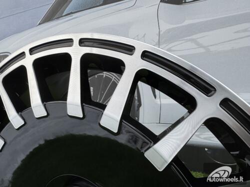 Ratlankis R20x8.5  5X112  ET  36  66.6  I0343  Black Polished (MB)  For MER  (Z6)  (BRABUS Style Rear+Front)