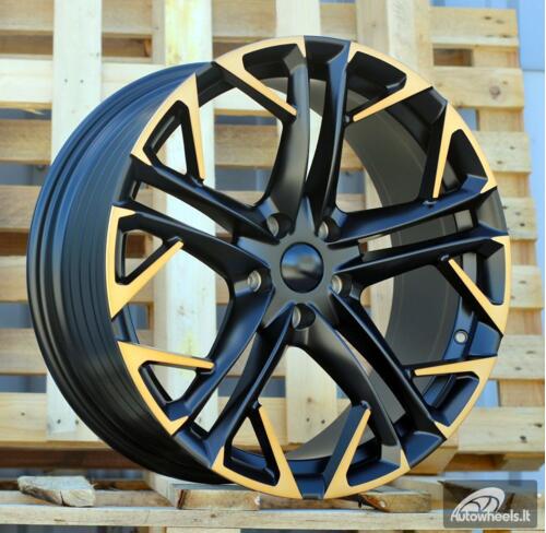 Ratlankis R19x8.5  5X112  ET  38  57.1  YF5719  Black Polished Half Matt Cooper (MBHMC)  For CUPRA  (Z6)  (HYBRID FORGED)