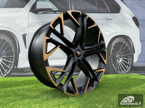 Ratlankis R19x8.5  5X112  ET  38  57.1  YF5719  Black Polished Half Matt Cooper (MBHMC)  For CUPRA  (Z6)  (HYBRID FORGED)