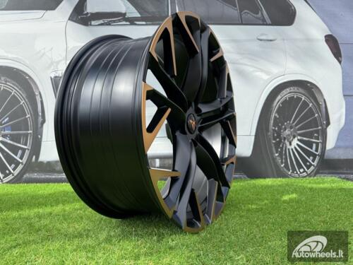 Ratlankis R19x8.5  5X112  ET  38  57.1  YF5719  Black Polished Half Matt Cooper (MBHMC)  For CUPRA  (Z6)  (HYBRID FORGED)