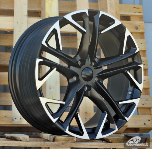 Ratlankis R19x8.5  5X112  ET  38  57.1  YF5719  Black Polished Half Matt (MBHM)  For CUPRA  (Z6)  (HYBRID FORGED)