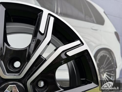 Ratlankis R16x6.5  5X114.3  ET  45  66.1  6408  Black Polished (MB)  For RENAU  (K8)  (HYBRID FORGED (max 1250kg))